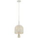 Lunara 3 Light 10 inch Cotton Pendant Ceiling Light