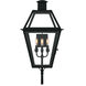 Rue De Royal 4 Light 29.5 inch Earth Black Outdoor Wall Lantern, Extra Large