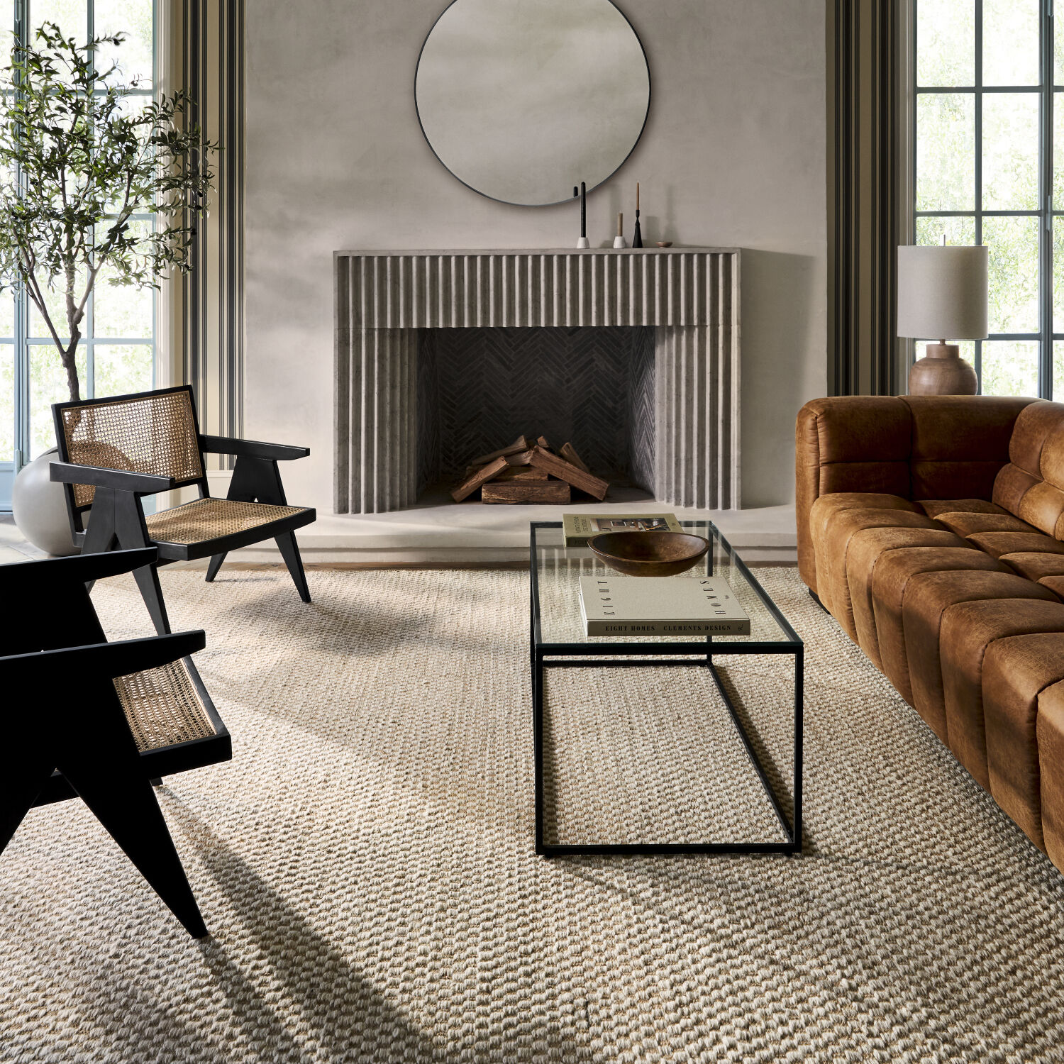 Bolton 120 X 36 inch Tan/Cream Handmade Rug in 3 x 10