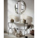 Agora 49 inch Rustic Bronze and Polished Console Table