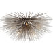 Kelly Wearstler Strada 6 Light 18.75 inch Burnished Silver Leaf Flush Mount Ceiling Light, Small