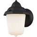 Cotswold 1 Light 9 inch Matte Black Outdoor Wall Sconce