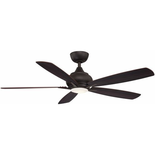 Doren 52 inch Dark Bronze with Cherry/Dark Walnut Blades Fan-Uni