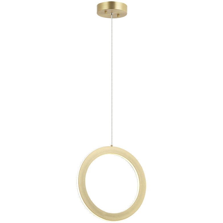 Victoria LED 12 inch Brushed Gold Pendant Ceiling Light