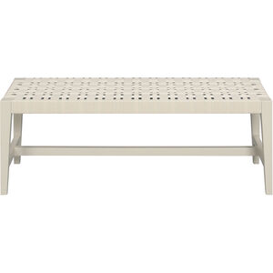 Causeway Off White with Cream Bench
