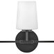 Kline LED 23.75 inch Black Bath Light Wall Light
