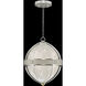 Mirage 3 Light 18.75 inch Silver Pendant Ceiling Light