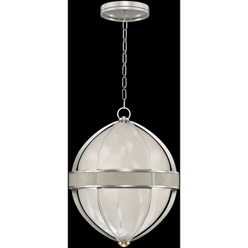 Mirage 3 Light 18.75 inch Silver Pendant Ceiling Light