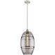 Ballston Vaz 1 Light 10 inch White Polished Chrome Stem Hung Mini Pendant Ceiling Light