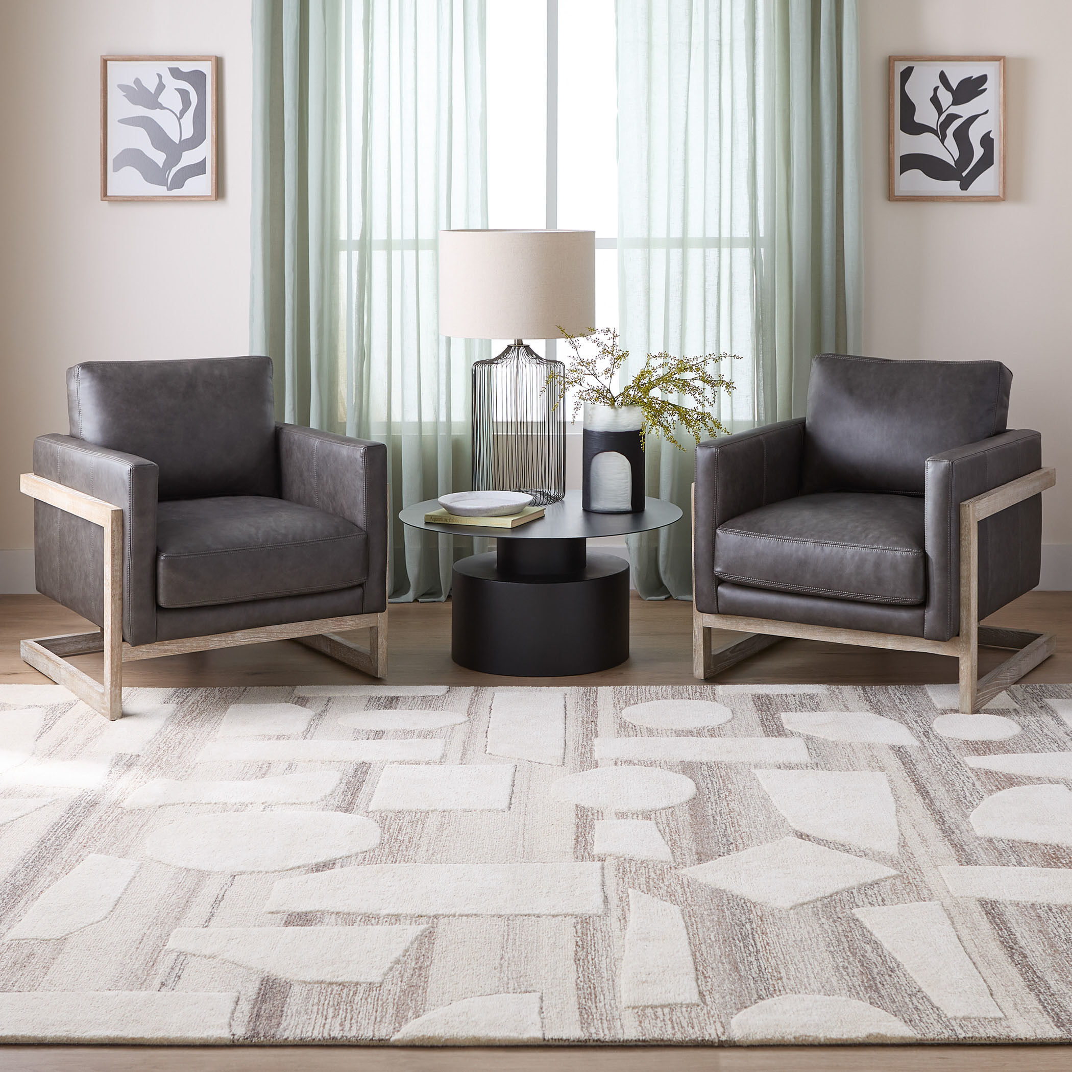 Sachin 114 X 79 inch Neutral Rug in 6 x 9
