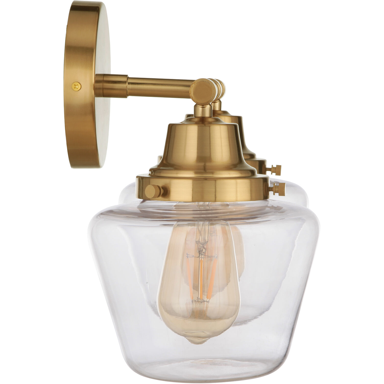 Neighborhood Essex 2 Light 18 inch Satin Brass Vanity Light Wall Light, Neighborhood Collection