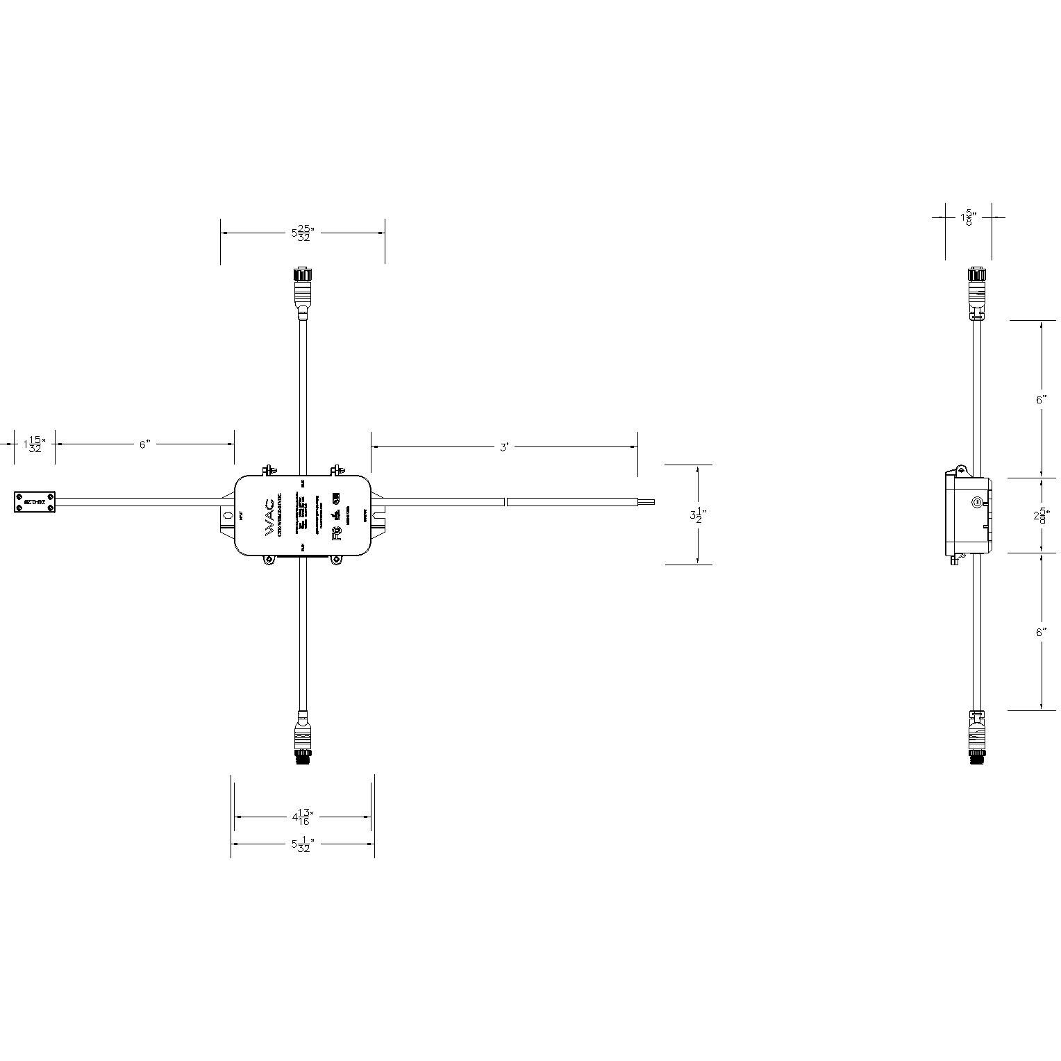 Functional LED 1.5 inch Landscape Lighting Outdoor LED Strip Lighting