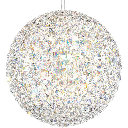 Da Vinci 16 Light Stainless Steel Pendant Ceiling Light in Optic, Adjustable Height