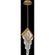 Beyond Behold LED 2.5 inch Aged Brass Mini Pendant Ceiling Light