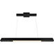 Pienza LED 45 inch Black Island/Pool Table Light Ceiling Light