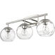 Mackenzie 3 Light 26 inch Polished Nickel Vanity Light Wall Light