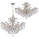 Maria Theresa 6 Light 27 inch Polished Chrome Chandelier Ceiling Light
