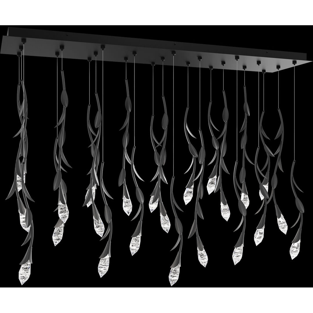 Signature Secret Garden LED Antique Silver Multi-Light Pendant Ceiling Light