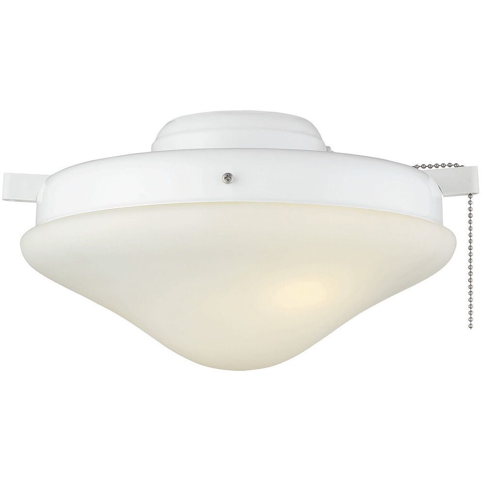 Traditional LED White Ceiling Fan Light Kit