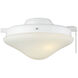 Traditional LED White Ceiling Fan Light Kit