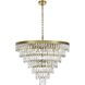 Josephine 25 Light 32 inch Satin Gold Chandelier Ceiling Light