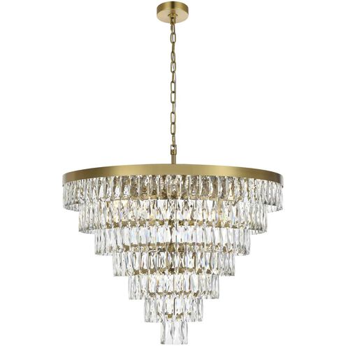 Josephine 25 Light 32 inch Satin Gold Chandelier Ceiling Light