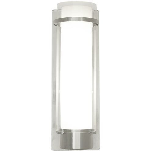 Essex 1 Light 5 inch Chrome Sconce Wall Light in Half Opal Glass