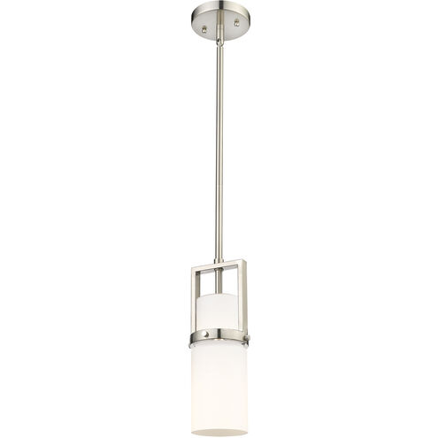 Utopia 1 Light 4.25 inch Satin Nickel Pendant Ceiling Light