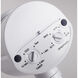 Brentwood LED 4 inch White Outdoor Security Light