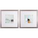 Abstract Collection Turquoise Framed Art