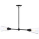 Norro 2 Light 36 inch Matte Black Island Light Ceiling Light