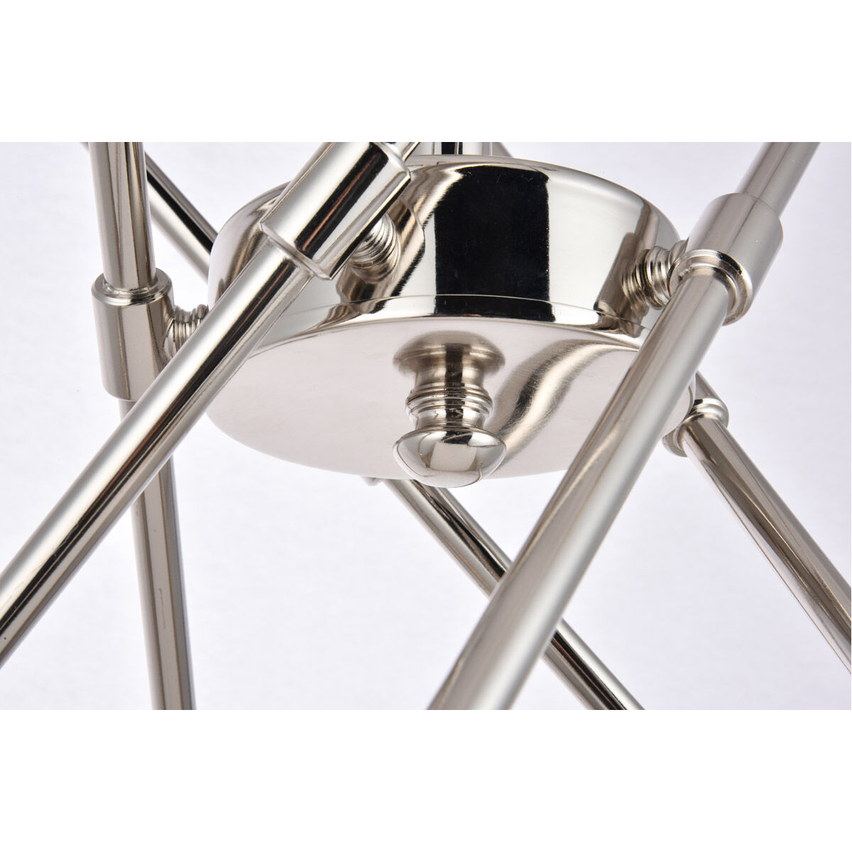 Axel 10 Light 27 inch Polished Nickel Pendant Ceiling Light