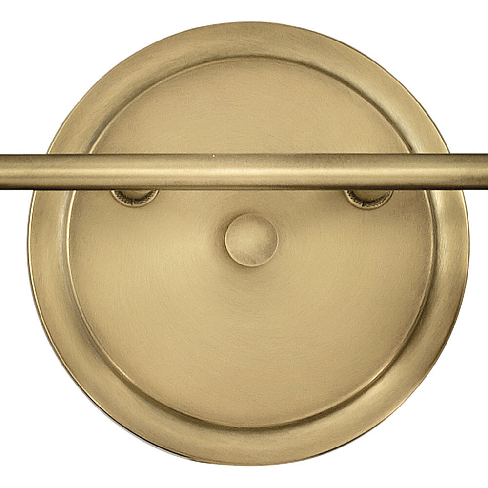 Poppy 2 Light 14.75 inch Heritage Brass Vanity Light Wall Light