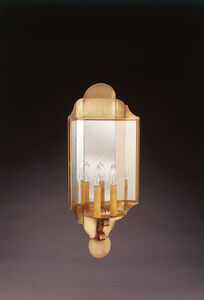 Hunter 2 Light 9.75 inch Verdi Gris Wall Sconce Wall Light in Plain Mirror