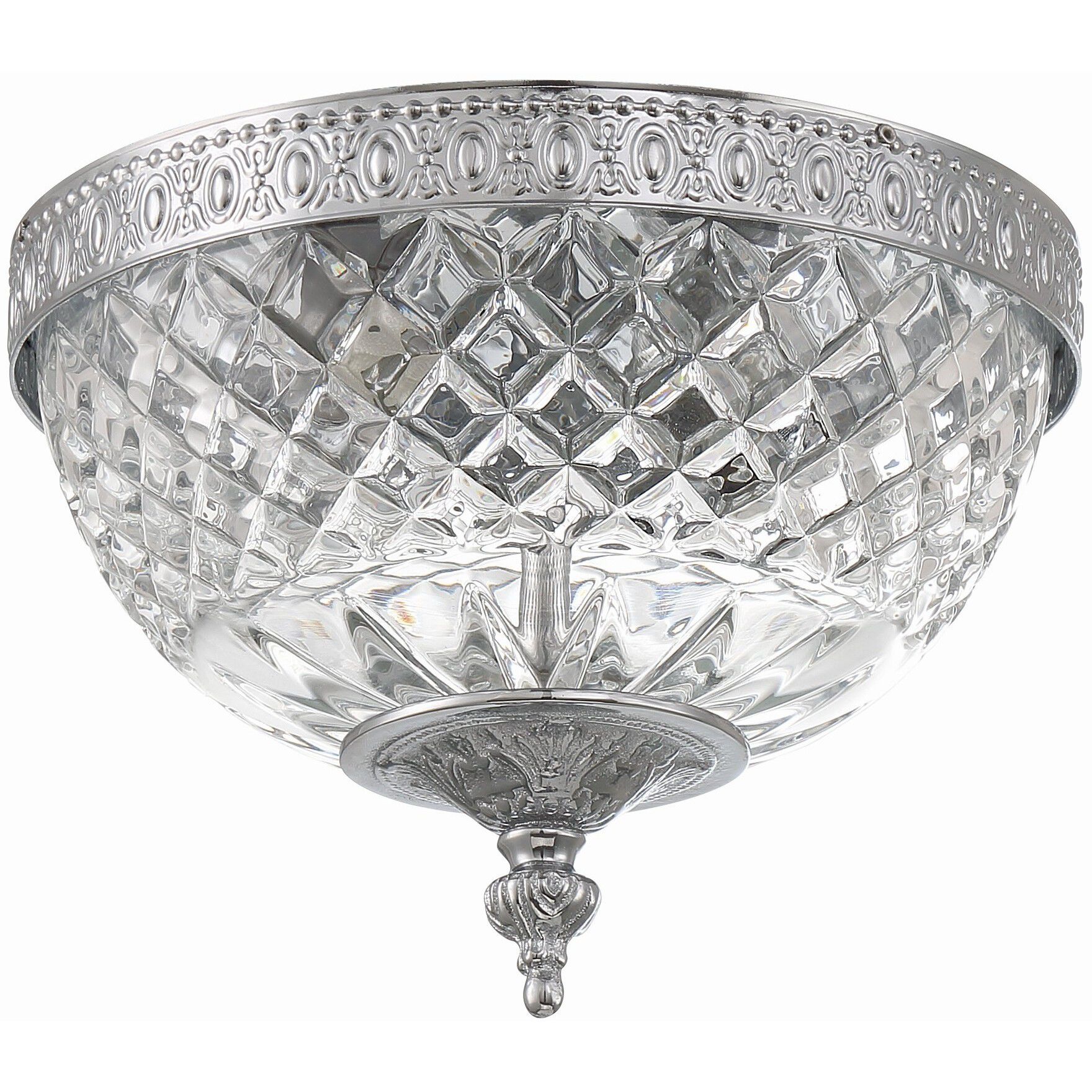 Radley 2 Light 8 inch Polished Chrome Flush Ceiling Light