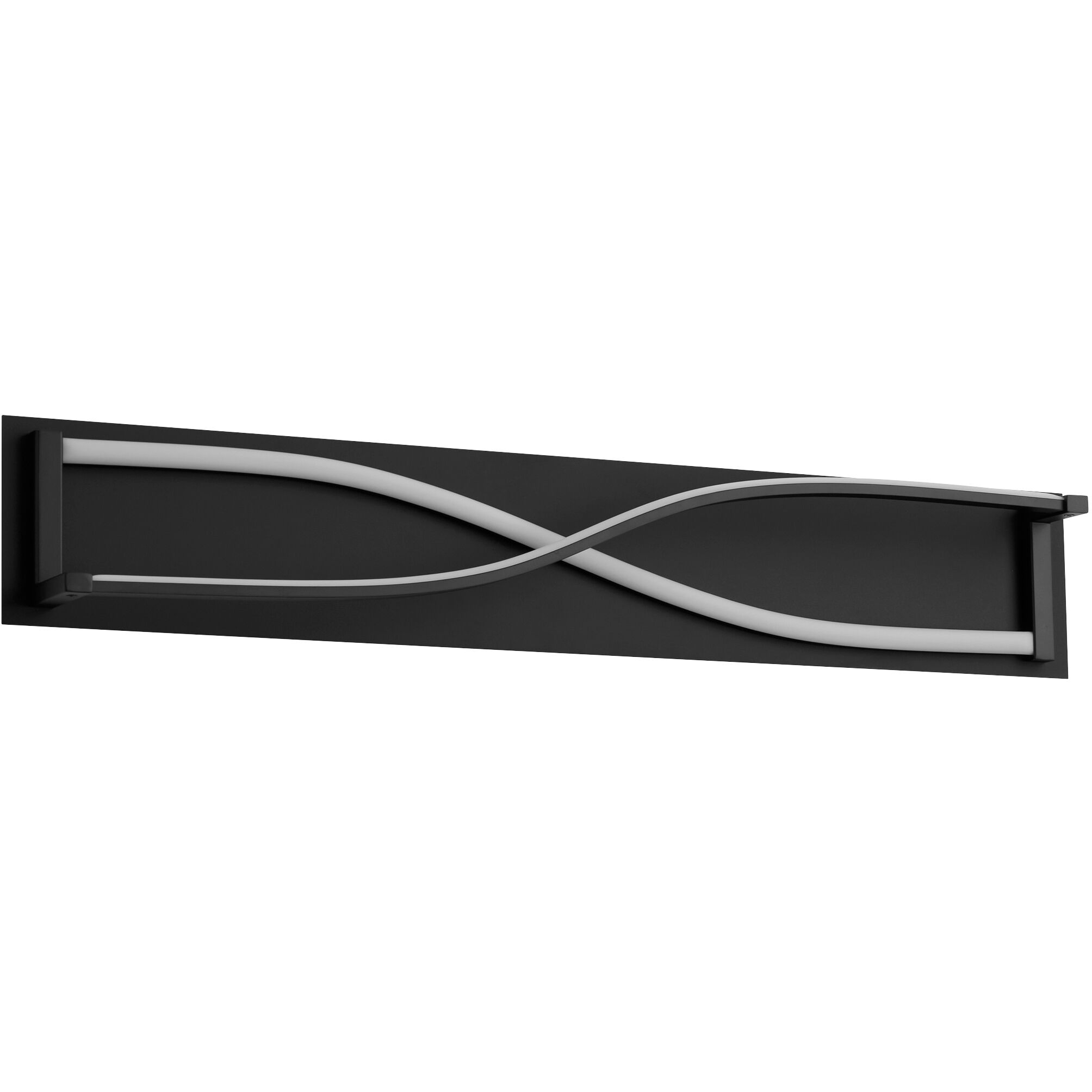 Hyperion 2 Light 34 inch Black Vanity Light Wall Light