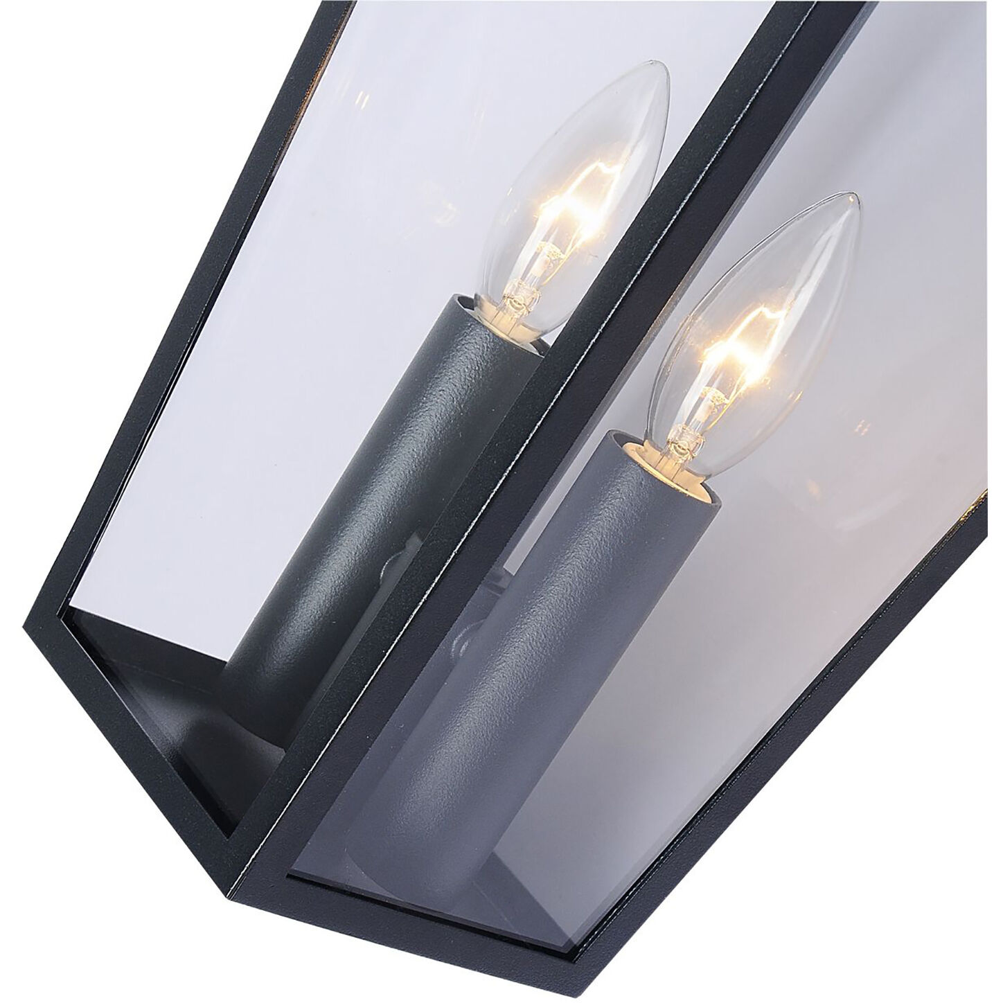 Winchester 2 Light 8 inch Black Outdoor Wall Light