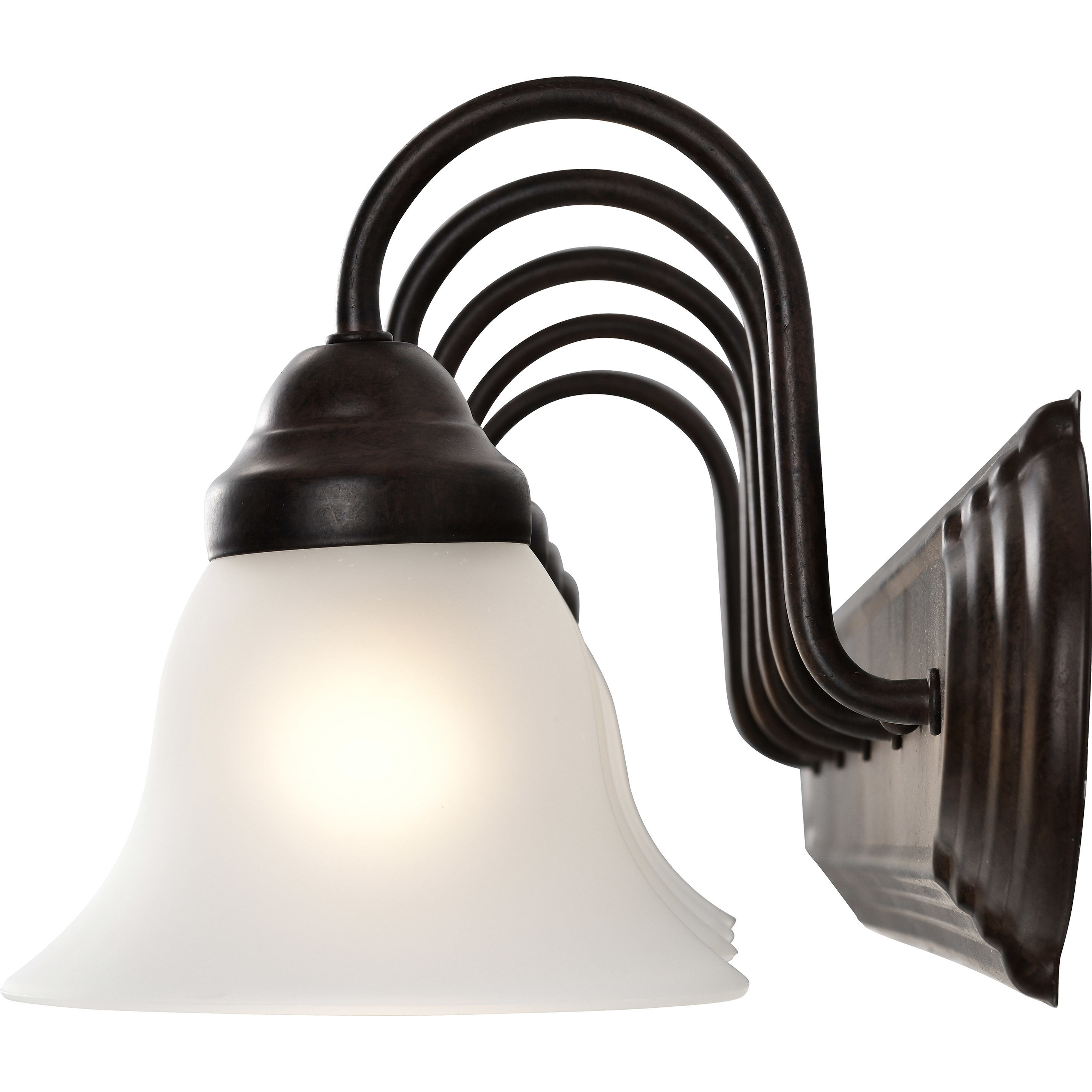 Ballerina 5 Light 36 inch Mahogany Bronze Vanity Light Wall Light