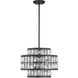 Renzo 3 Light 16 inch Matte Black Pendant Ceiling Light