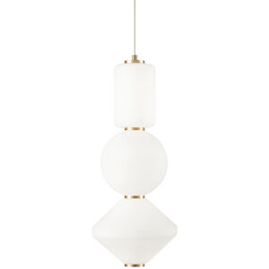 Dango LED 12 inch Oxidized Gold Pendant Ceiling Light