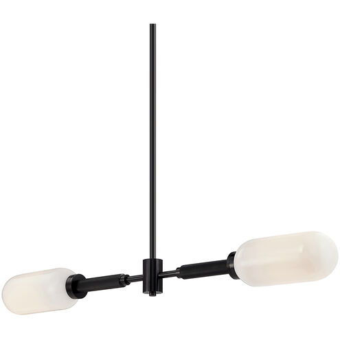 Annex 2 Light 47.5 inch Anodized Black Linear Ceiling Light