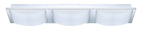 Wasao LED 25 inch Chrome Vanity Wall Ceiling Dual Mount Wall Light