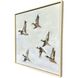 Mallard Migration Blue and Green and Gray Canvas
