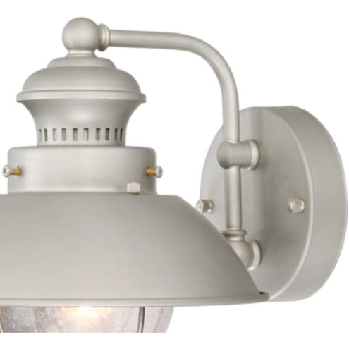 Harwich 1 Light 8 inch Brushed Nickel Outdoor Wall