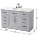 Remington 54 X 35 inch Grey Bathroom Vanity Cabinet