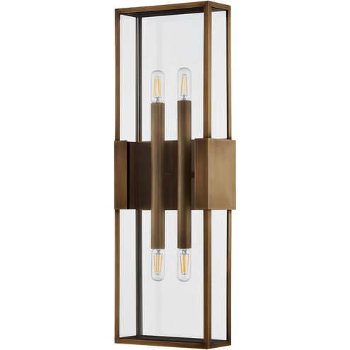 Santa Clara 4 Light 8.25 inch Patina Brass ADA Wall Sconce Wall Light