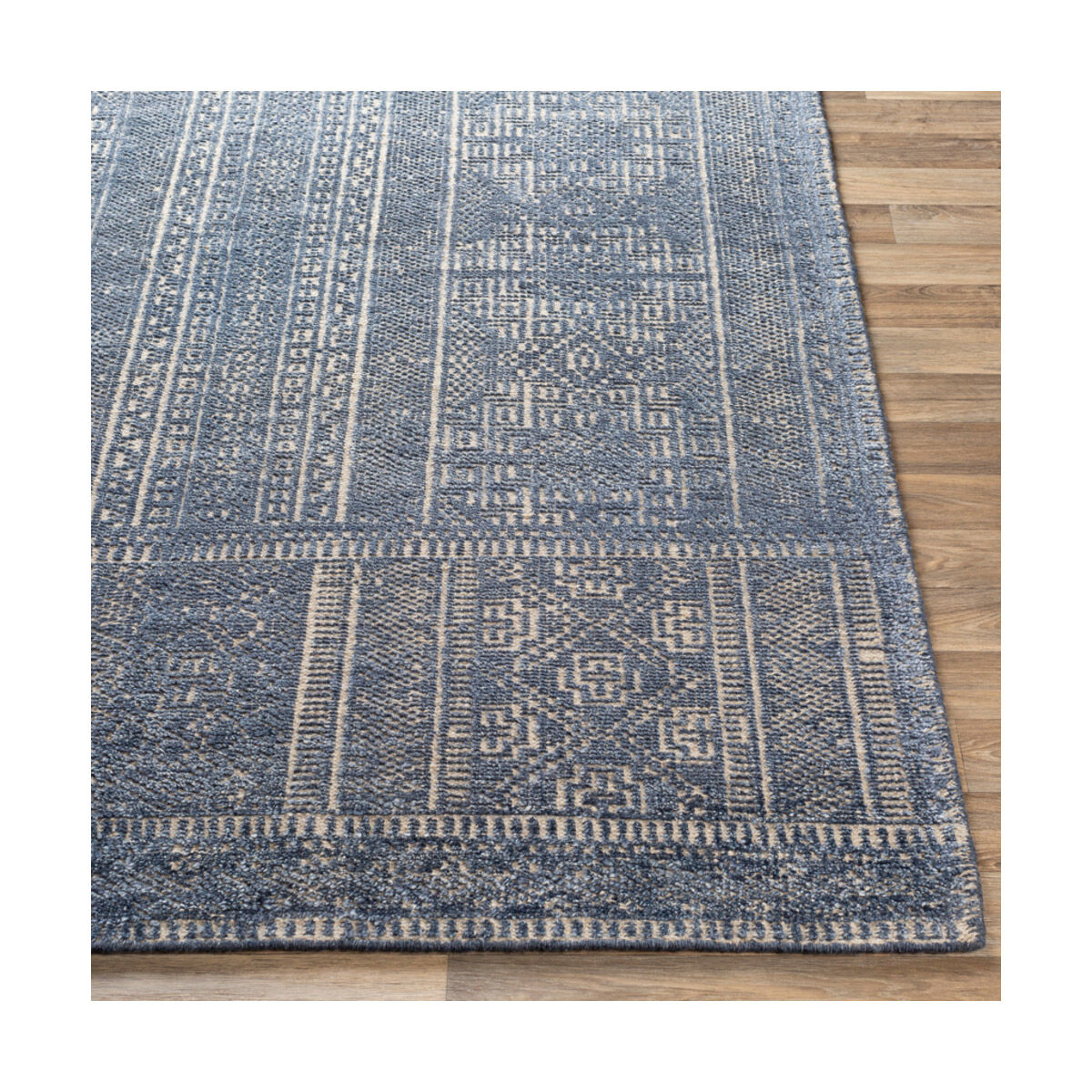 Sylvia 120 X 96 inch Dark Blue Rug, Rectangle