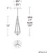 Beyond Violane LED 4.5 inch Black Mini Pendant Ceiling Light