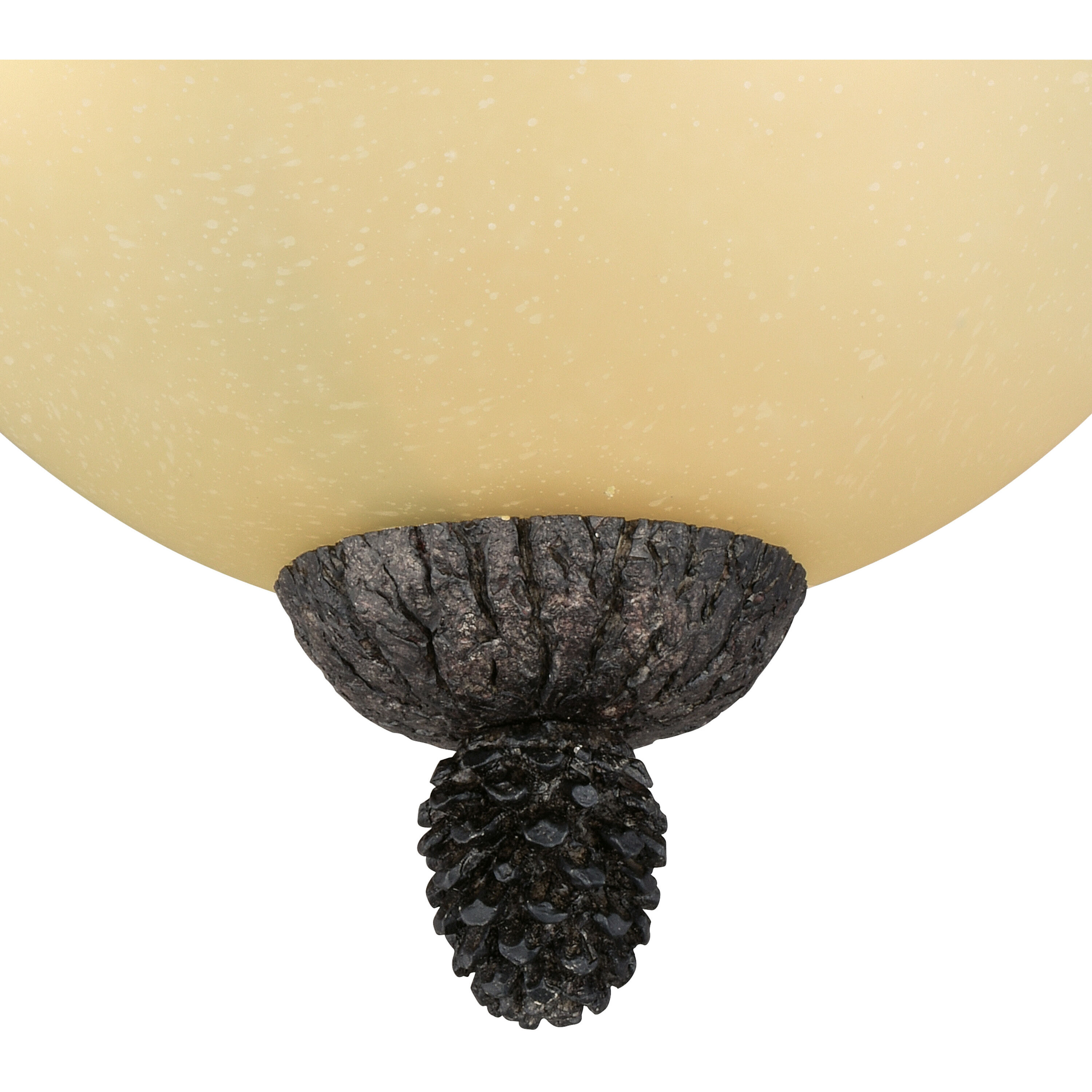 Sierra LED 15.5 inch Black Walnut Flush Mount Ceiling Light