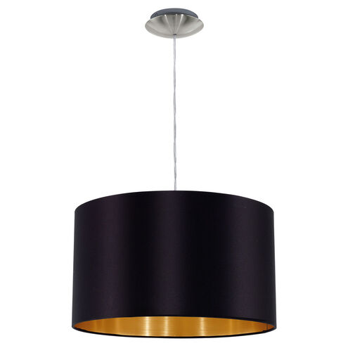 Maserlo 1 Light 15 inch Satin Nickel Pendant Ceiling Light